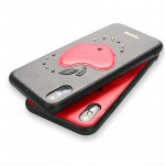 Wholesale iPhone X (Ten) Apple Design Studs Armor PU Leather Case (Red)